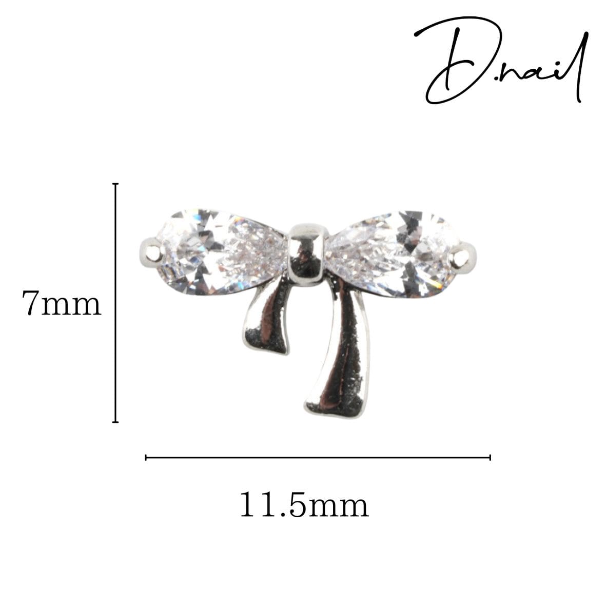 D.nail　ジュエリービジューパーツ　DS-68　クリスタルリボン