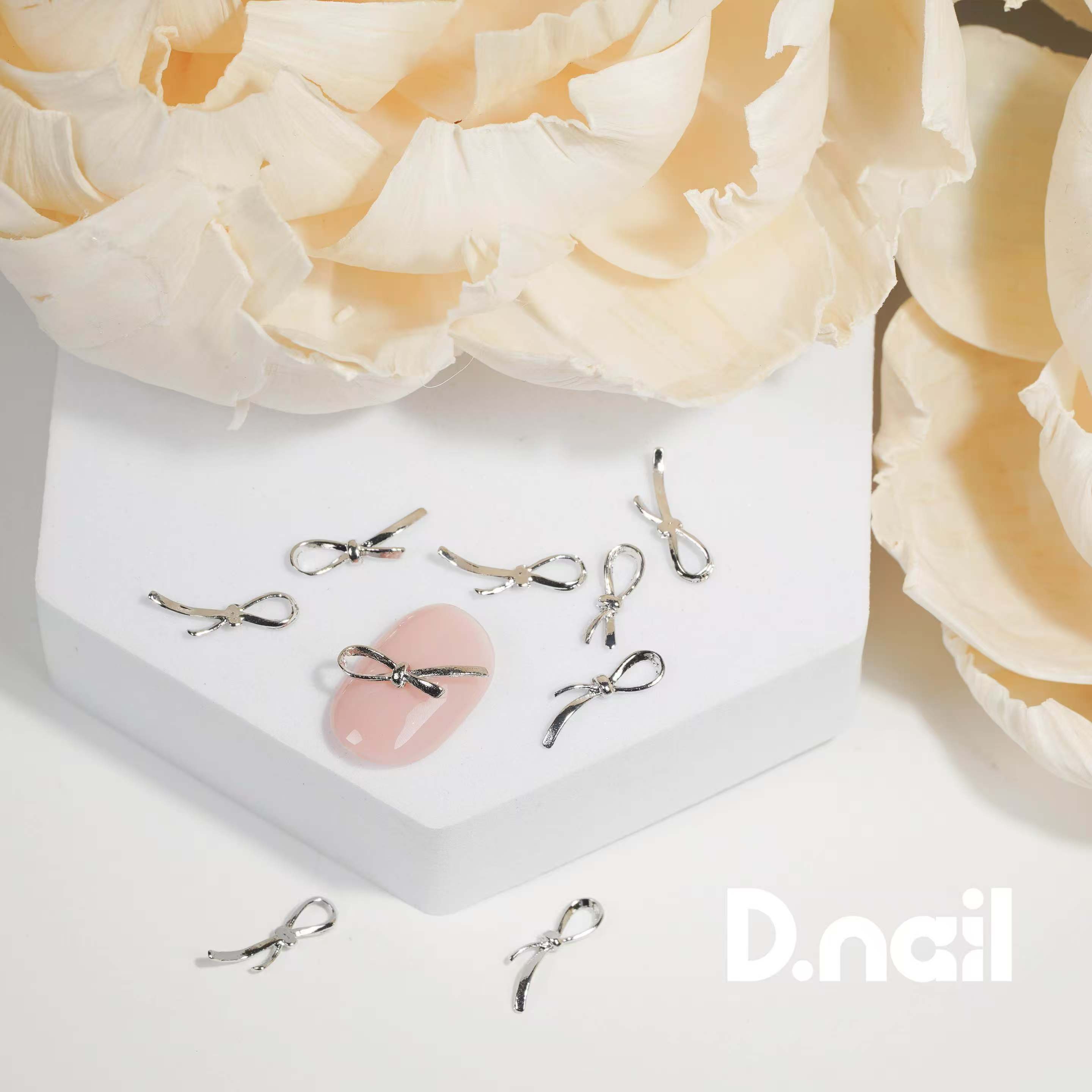 D.nail ジュエリービジューパーツ DS-117　ハーフループリボン