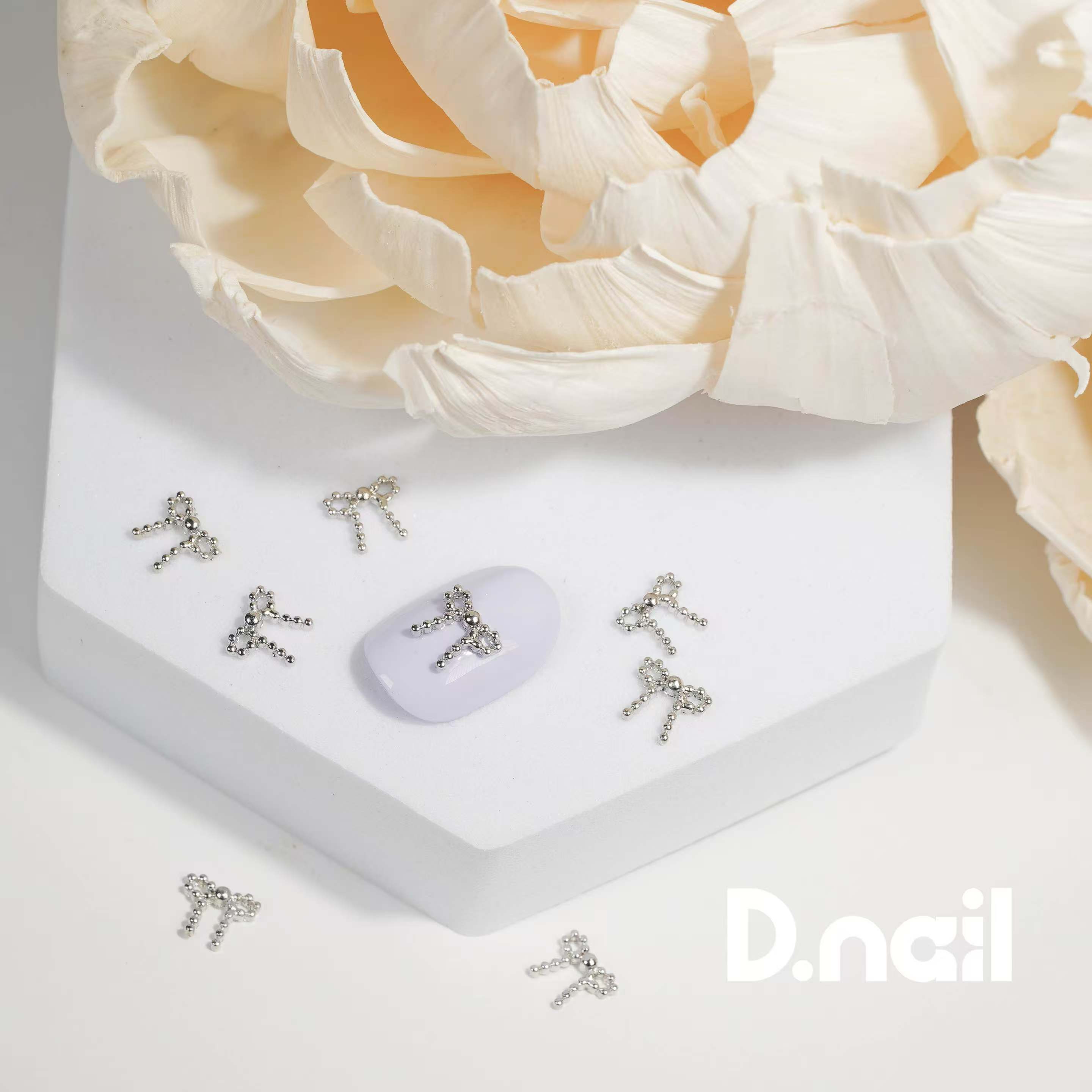 D.nail ジュエリービジューパーツ DS-121　ドットリボン