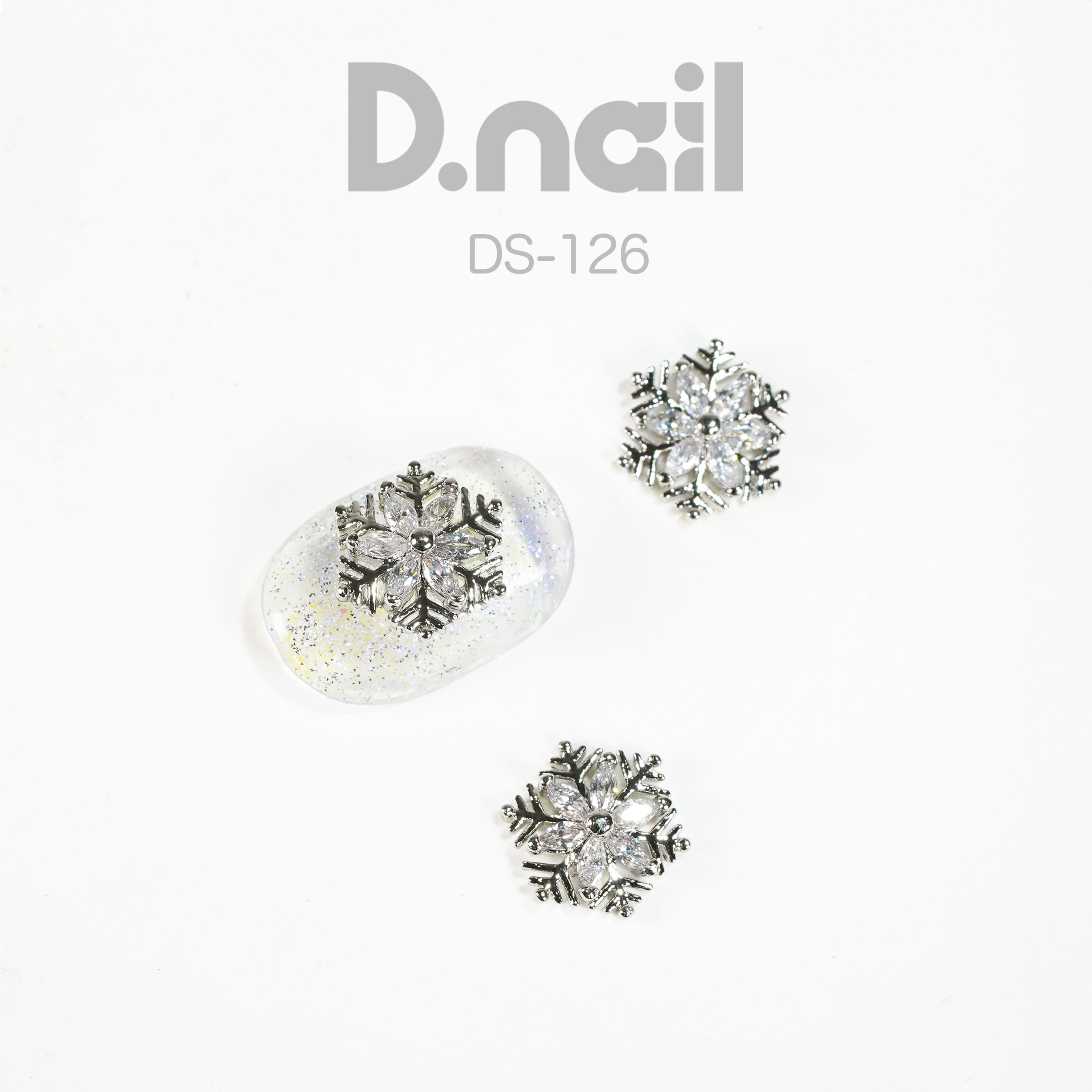 D.nail　ジュエリービジューパーツ	DS-126　ペタルスノー