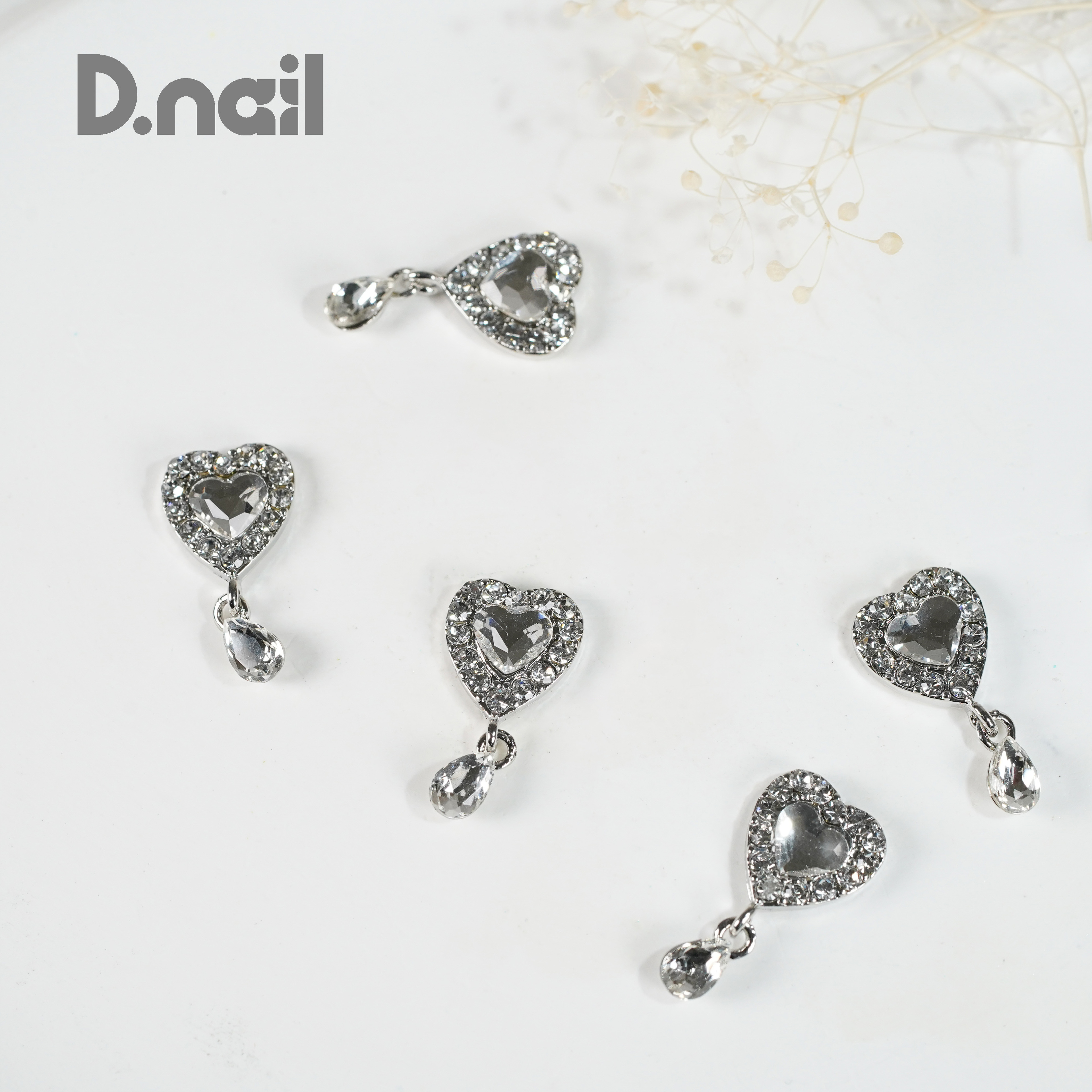D.nail×Ayaka Shinohara　ファンシーコレクション　ハート シルバー