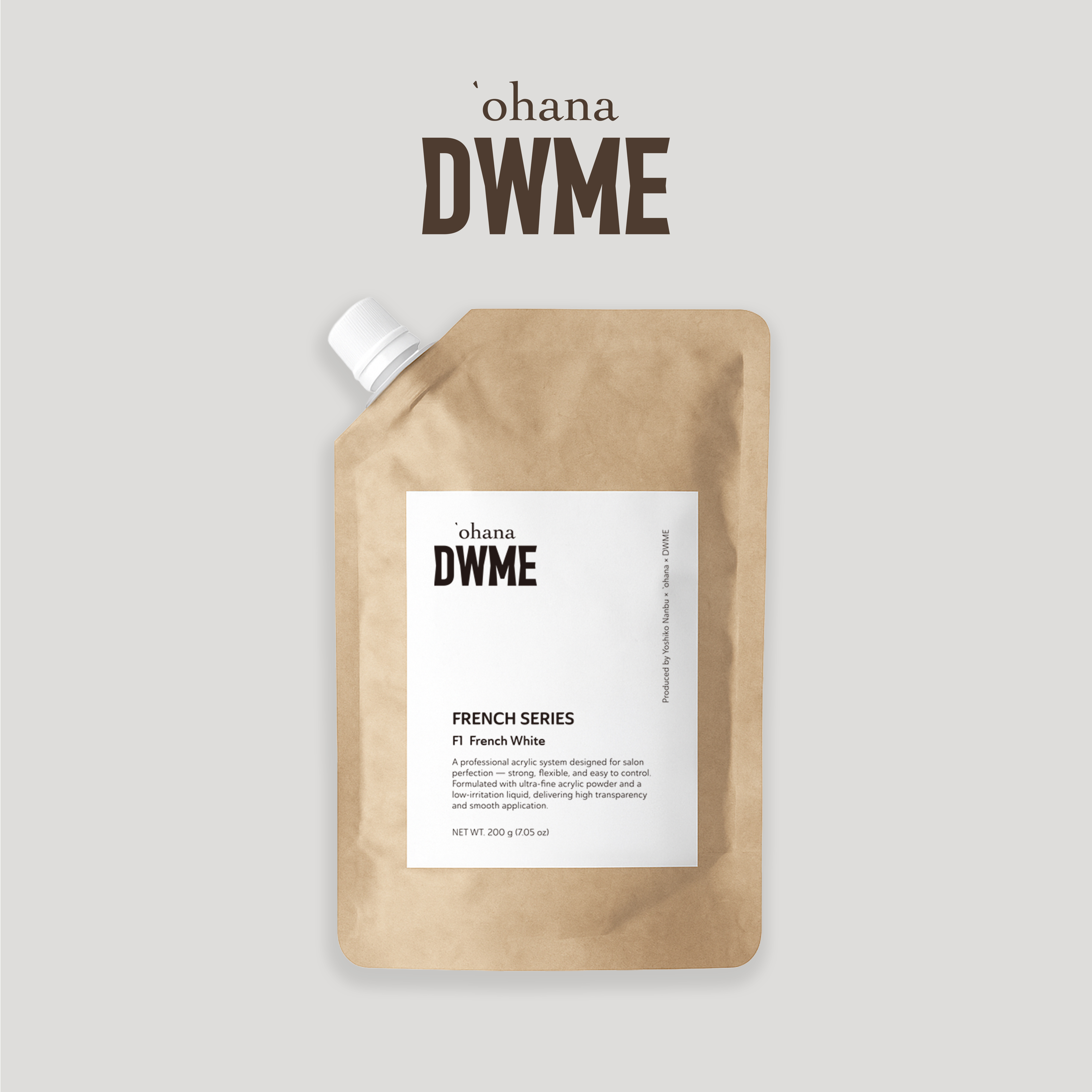 `ohana×DWME フレンチシリーズ F1 french white フレンチホワイト　200g